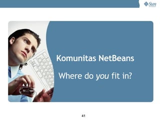 Komunitas NetBeans

Where do you fit in?



      41
 