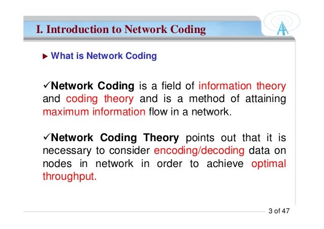 Introduction to Network Coding