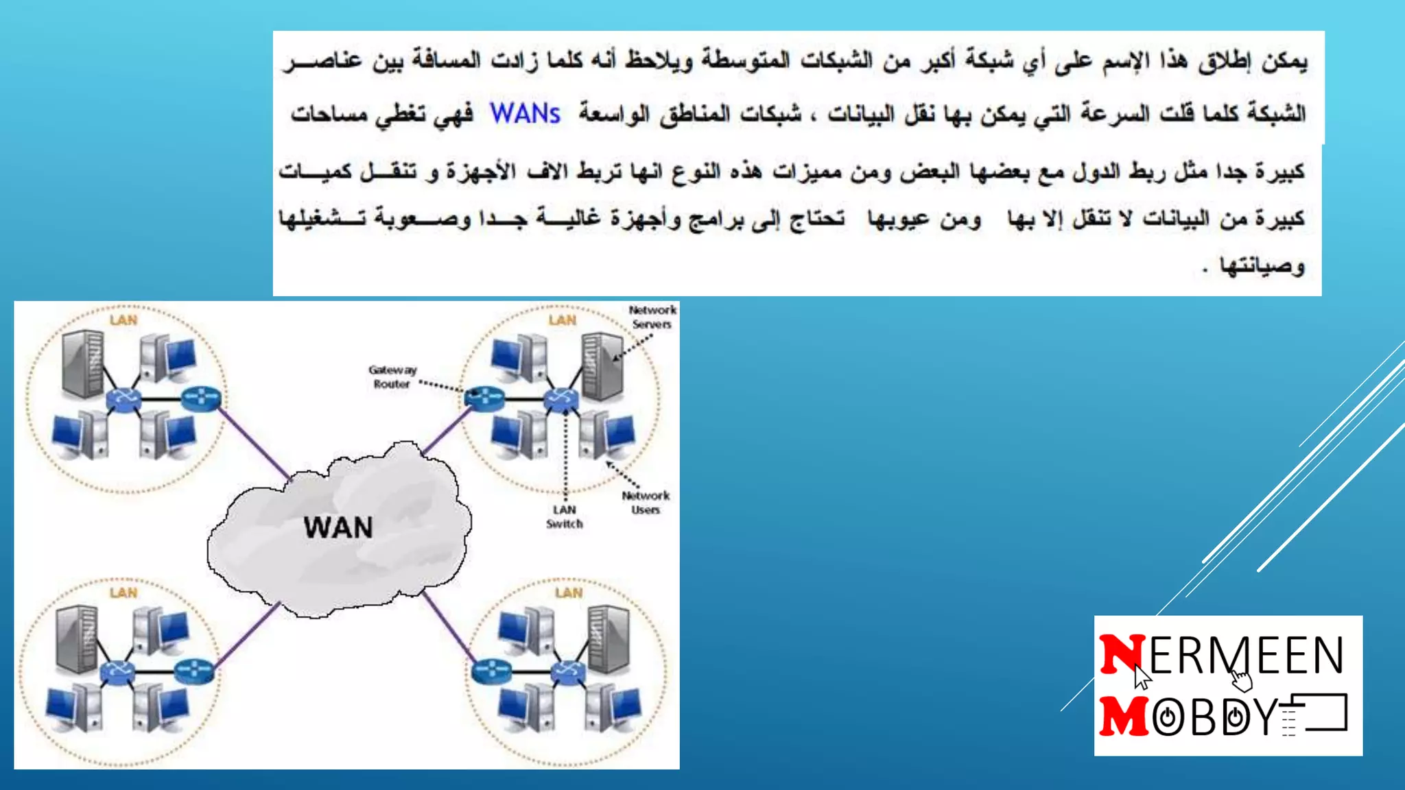 Types Of Networks انواع الشبكات | PPSX