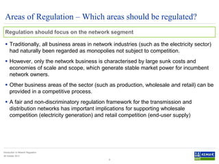 Introduction to network regulation - Principles of Price Regulation | PDF