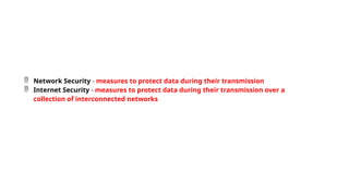 Comprehensive Overview of Information and Network Security Principles ...