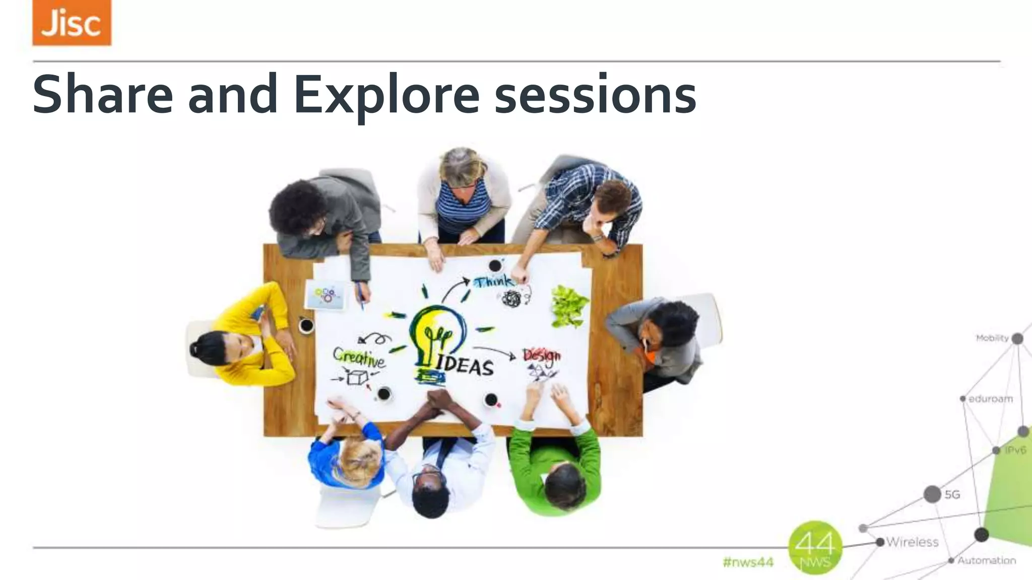 Share and Explore sessions
 