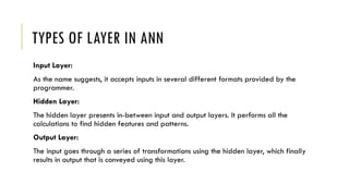 Input Layer Example Introduction to Neural Networks and its application | PPTX