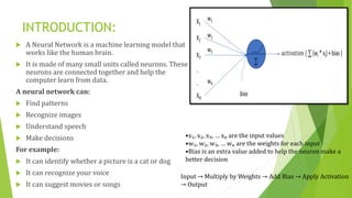 Comprehensive Introduction to Neural Networks and Their Applications | PDF