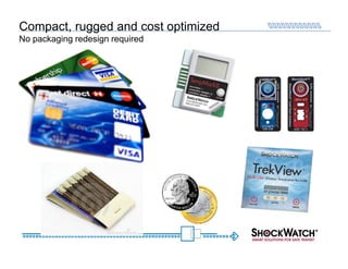 Compact, rugged and cost optimized
No packaging redesign required
 