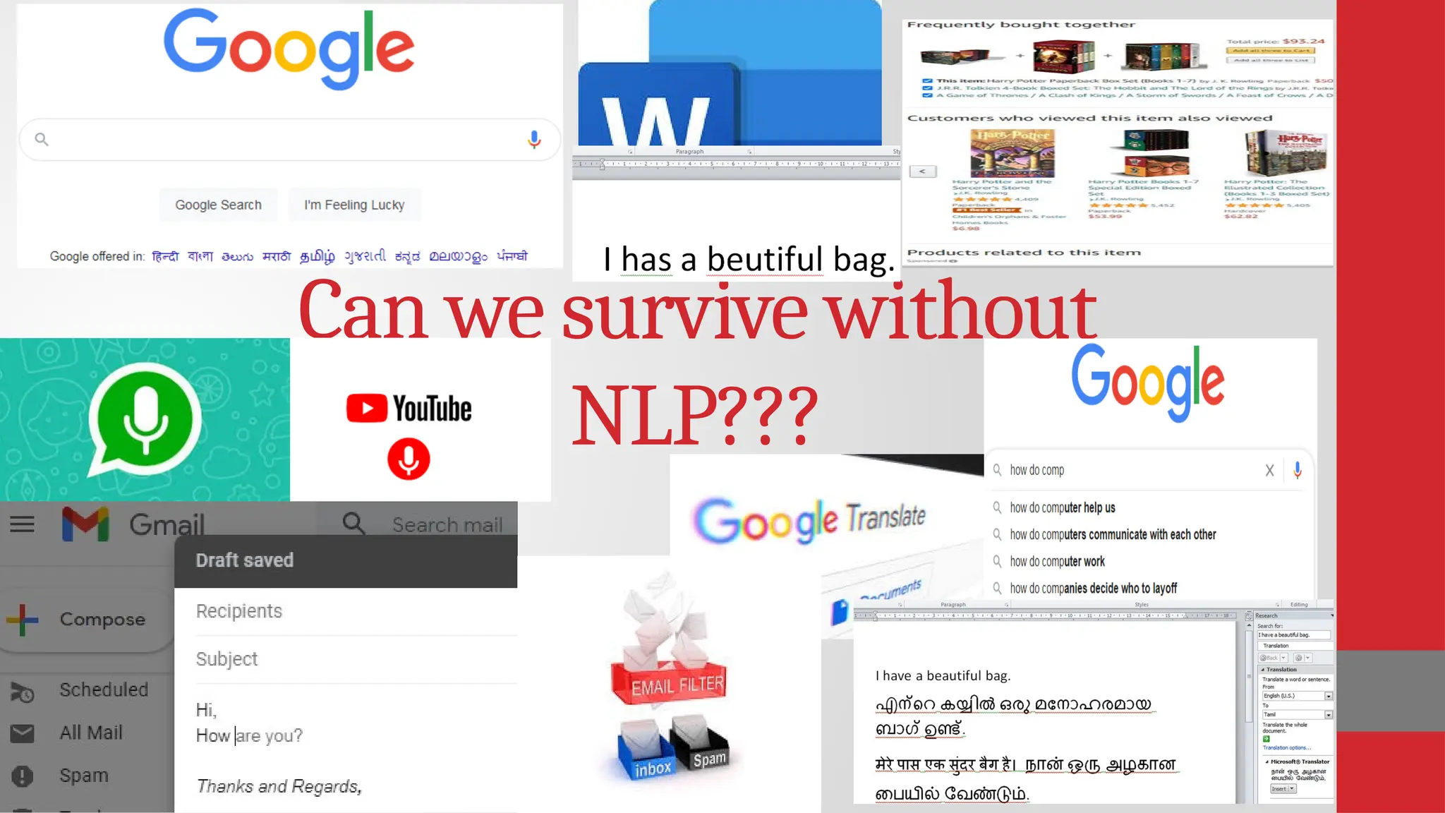 Can we survive without NLP??? 