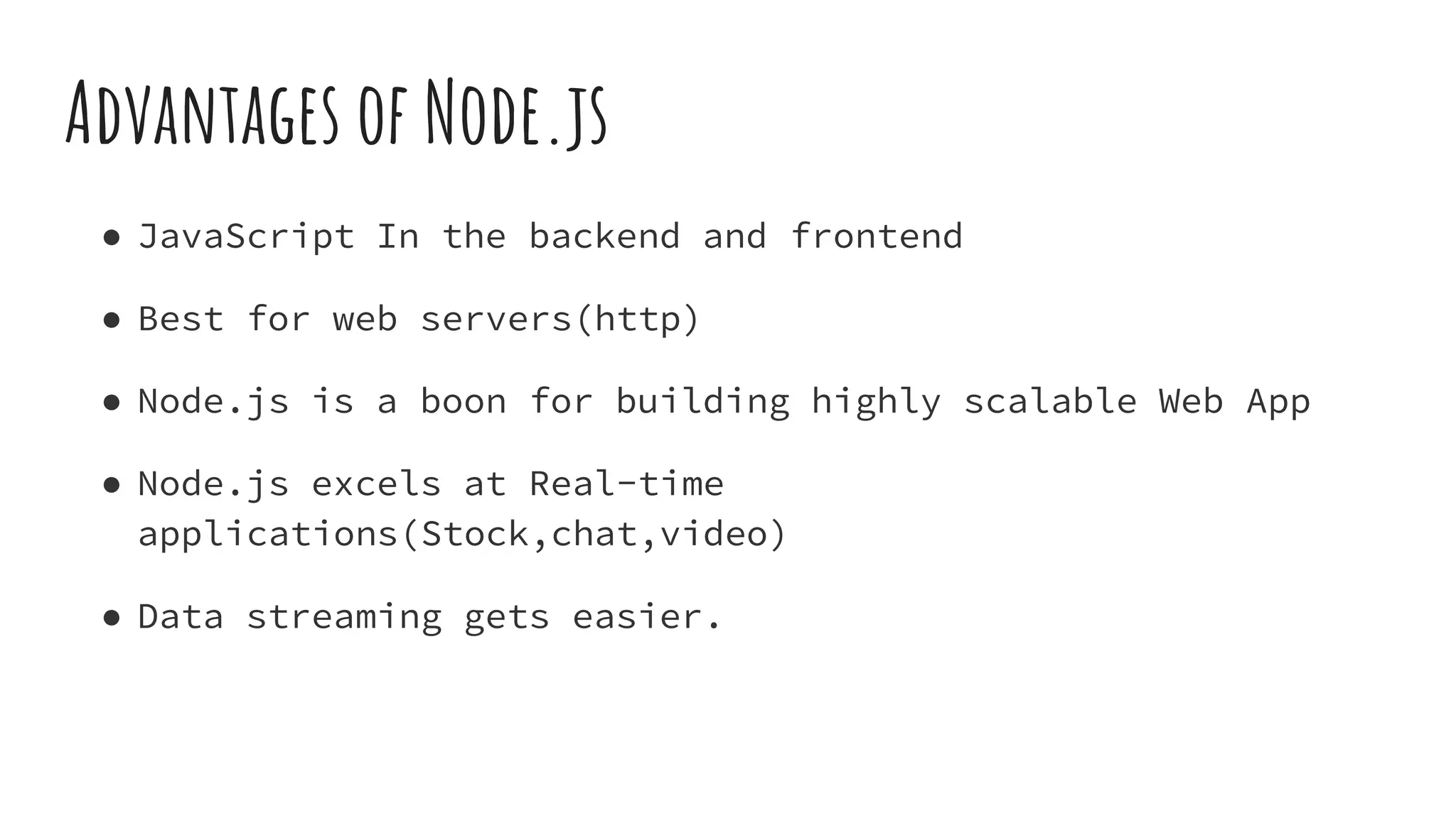 Introduction to node.js