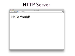 HTTP Server
 