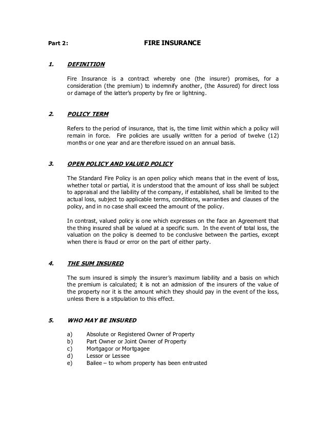 insurance agreement template introduction to non insurance course insurance agreement template introduction to non insurance course