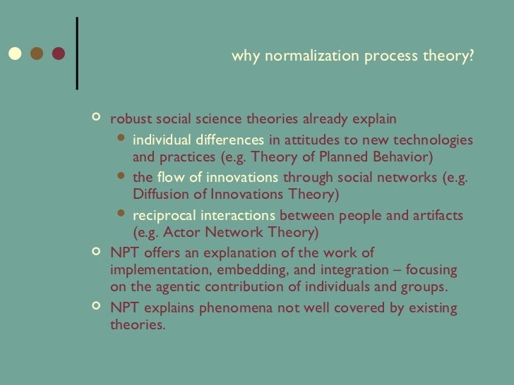 Introduction To Normalization Process Theory Introduction To Normalization Process Theory