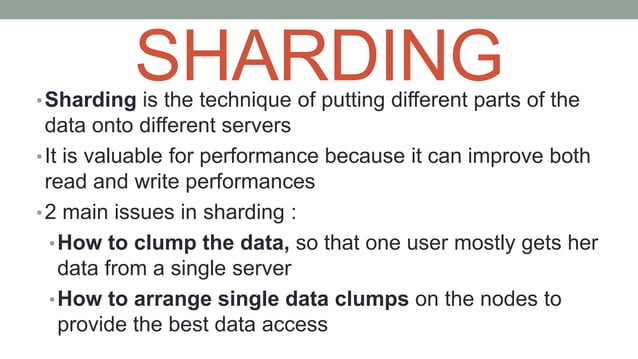 Introduction to nosql | NoSQL databases | PPT