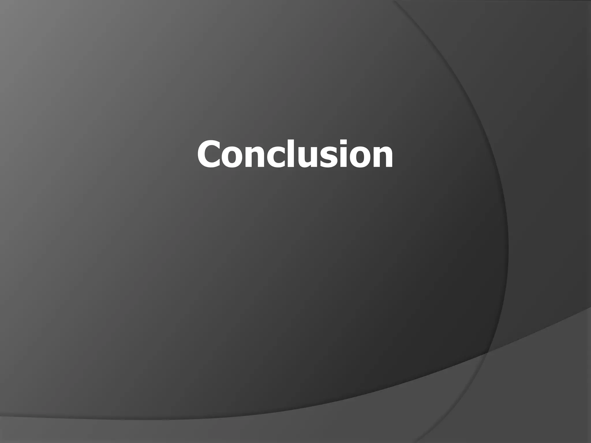 Conclusion