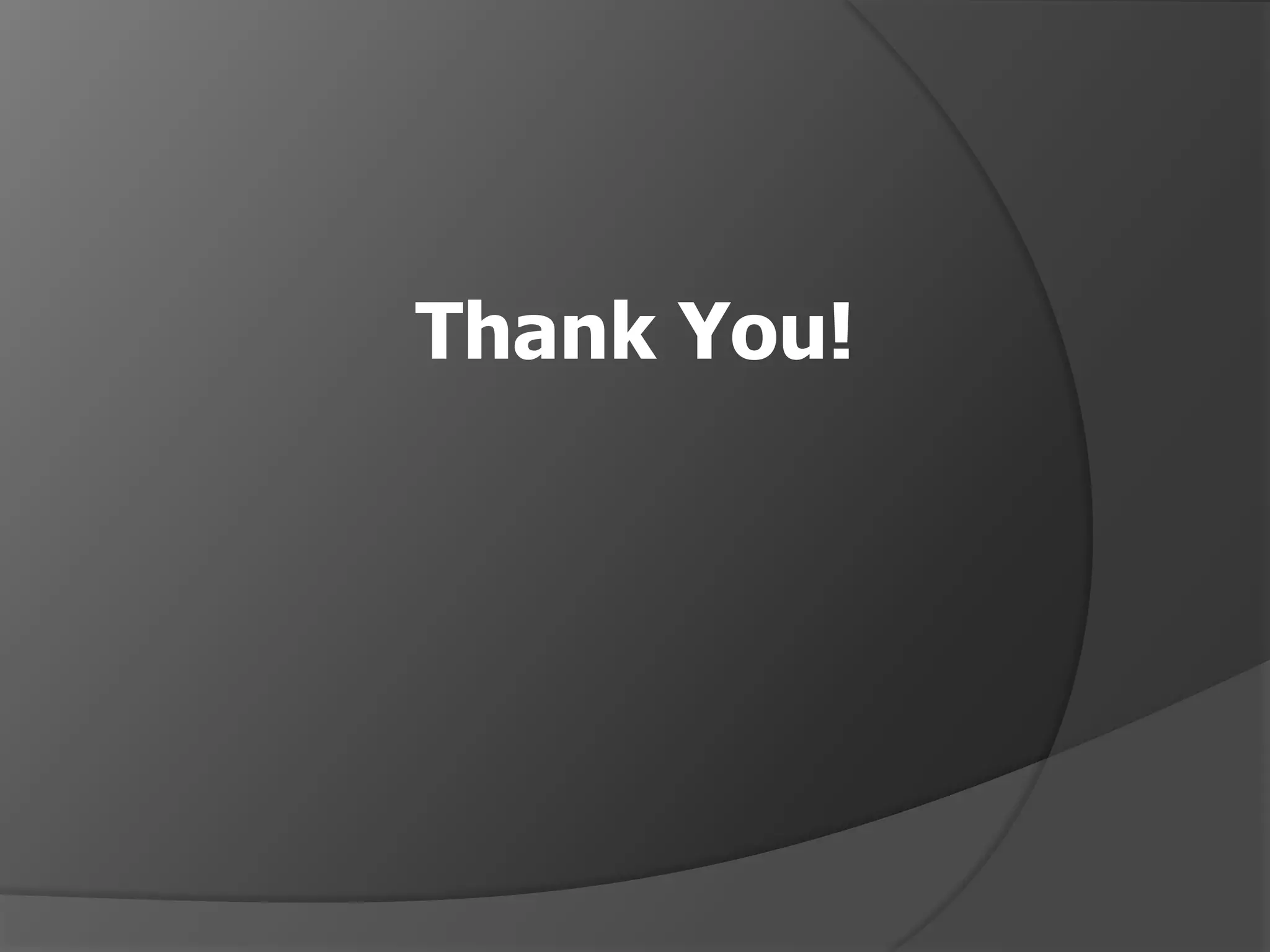 Thank You!