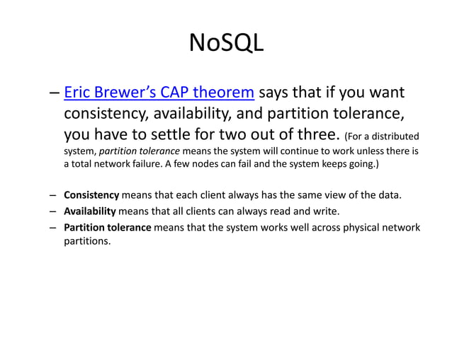 Introduction to NoSQL | PPTX