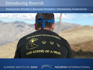 Introducing Nourish Eradicating Poverty | Engaging Students | Empowering Communities 