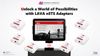 Unlock a World of Possibilities
with LAVA nSTS Adapters
Copyrights LAVA Computer MFG Inc. www.lavalink.com
 