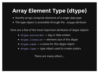 Introduction to NumPy | PPT