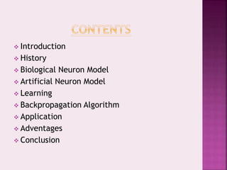 INTRODUCTION TO NEURAL NETWORKS | PPTX