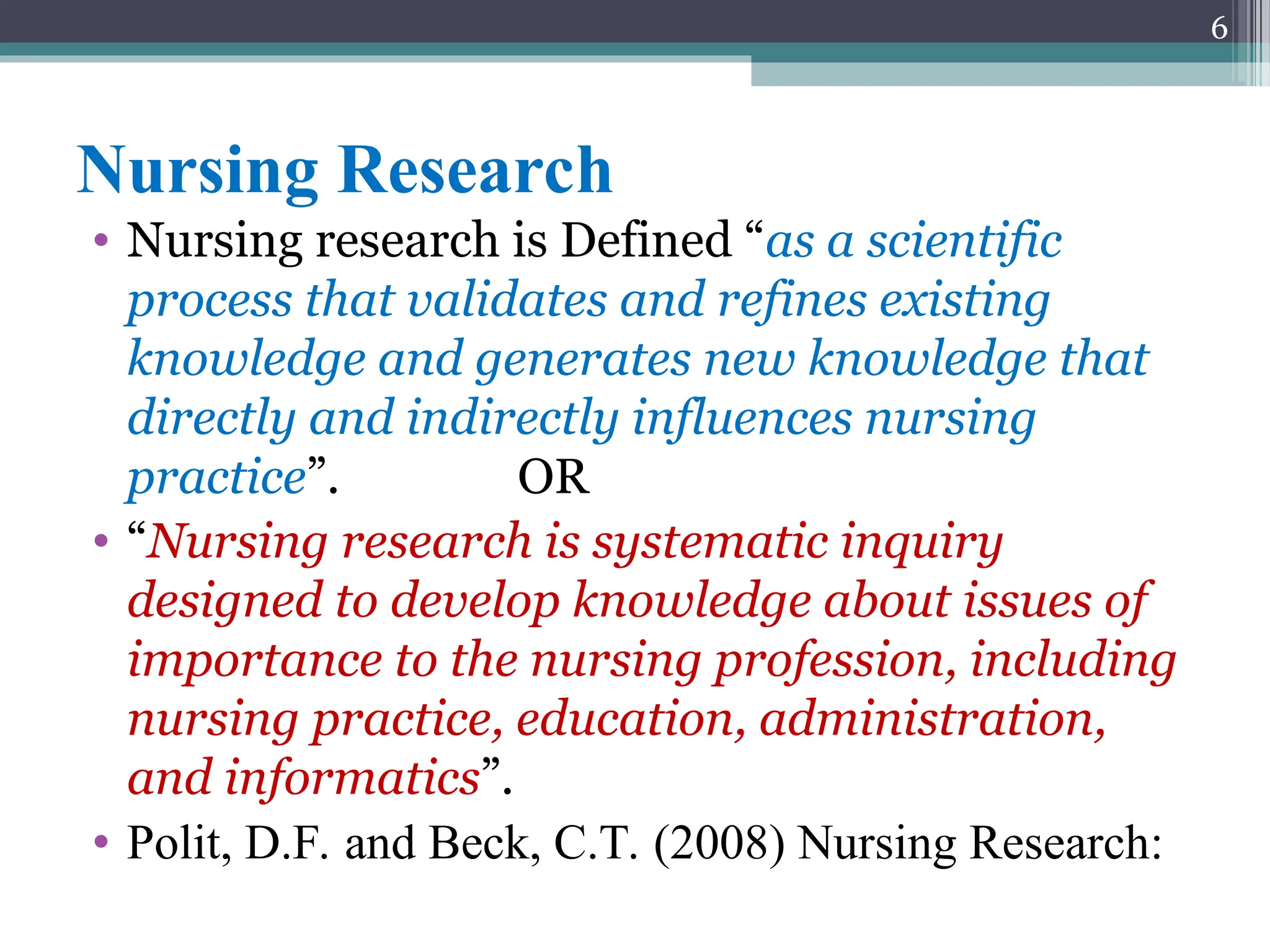 Introduction to nursing research Lec 1..ppt
