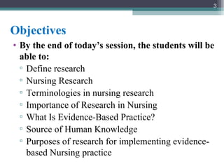 Introduction to nursing research Lec 1..ppt