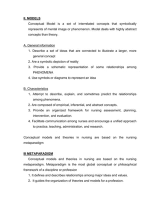Introduction to nursing theories | PDF