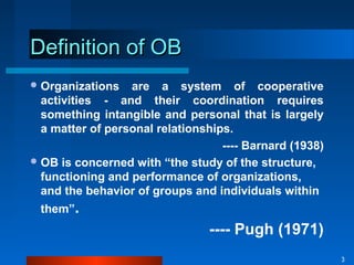 Introduction to ob | PPT