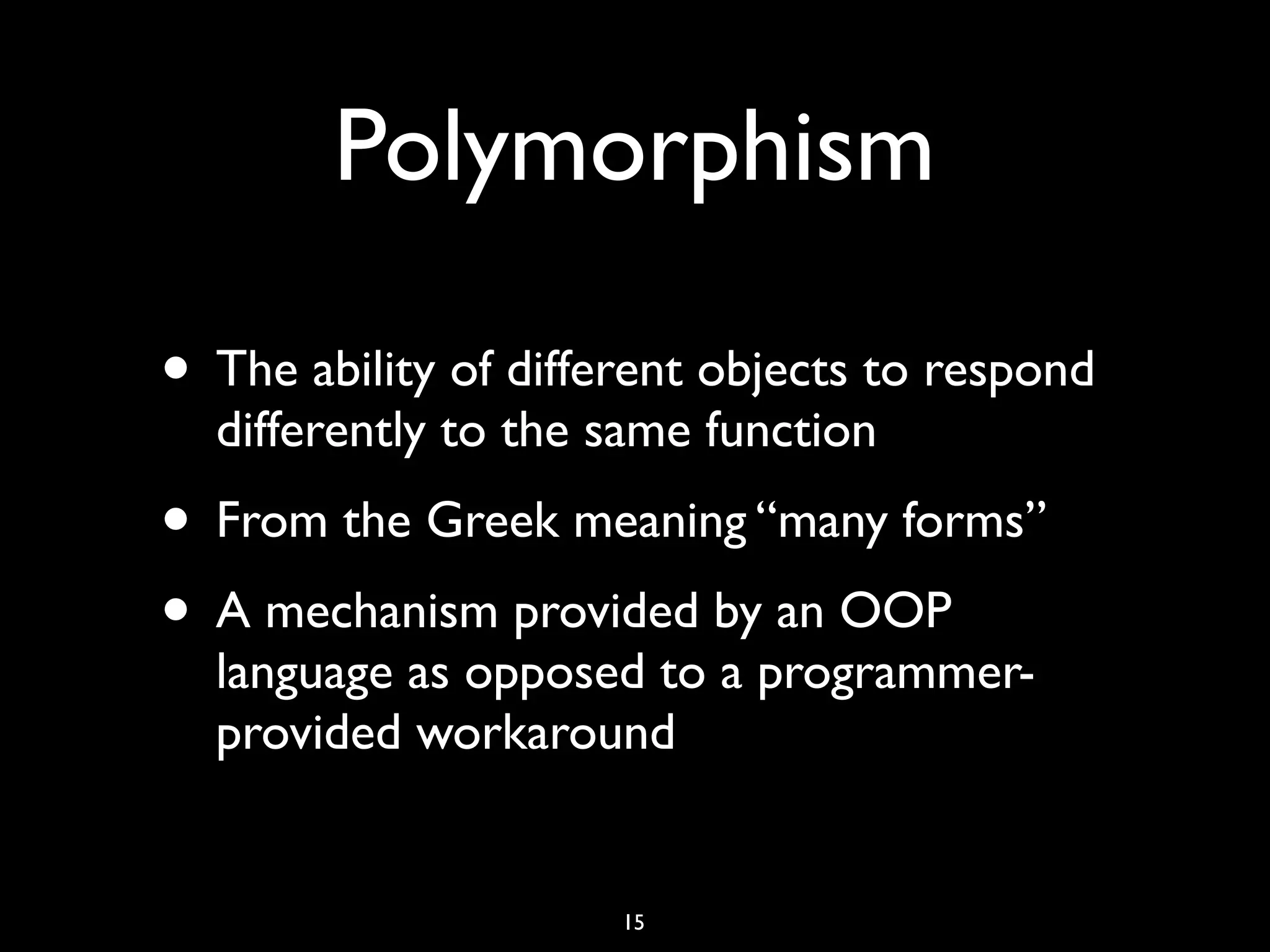 Introduction to Object Oriented Programming & Design Principles | PPT