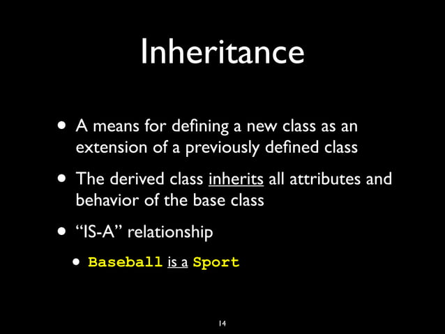 Introduction to Object Oriented Programming & Design Principles | PPT