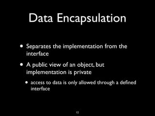 Introduction to Object Oriented Programming & Design Principles | PPT