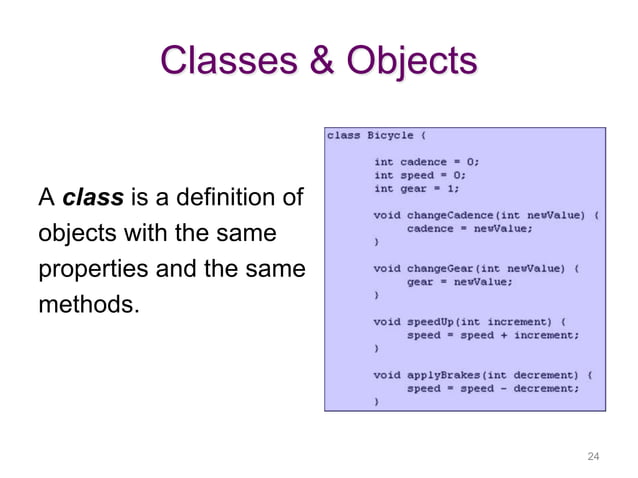 Introduction to Object Oriented Programming | PPTX