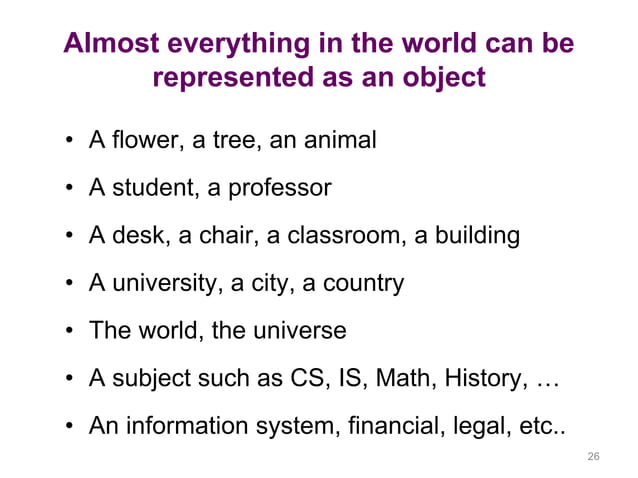 Introduction to Object Oriented Programming | PPTX