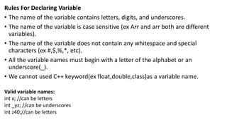 Variable Structure Letters INTRODUCTION TO OBJECT ORIENTED PROGRAMMING.pptx