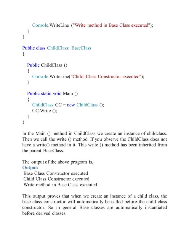 Introduction to object oriented programming concepts | PDF