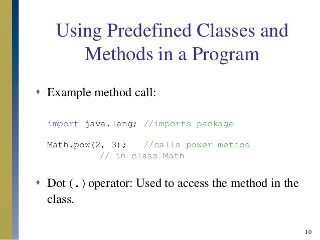 PREDEFINED CLASSES IN JAVA PDF PREDEFINED CLASSES IN JAVA PDF