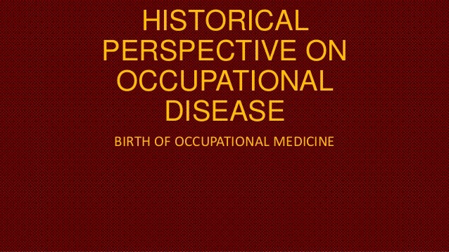 Introduction to occupational diseases Introduction to occupational diseases