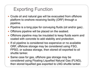Introduction to Offshore Oil and Gas Surface Facilities | PDF