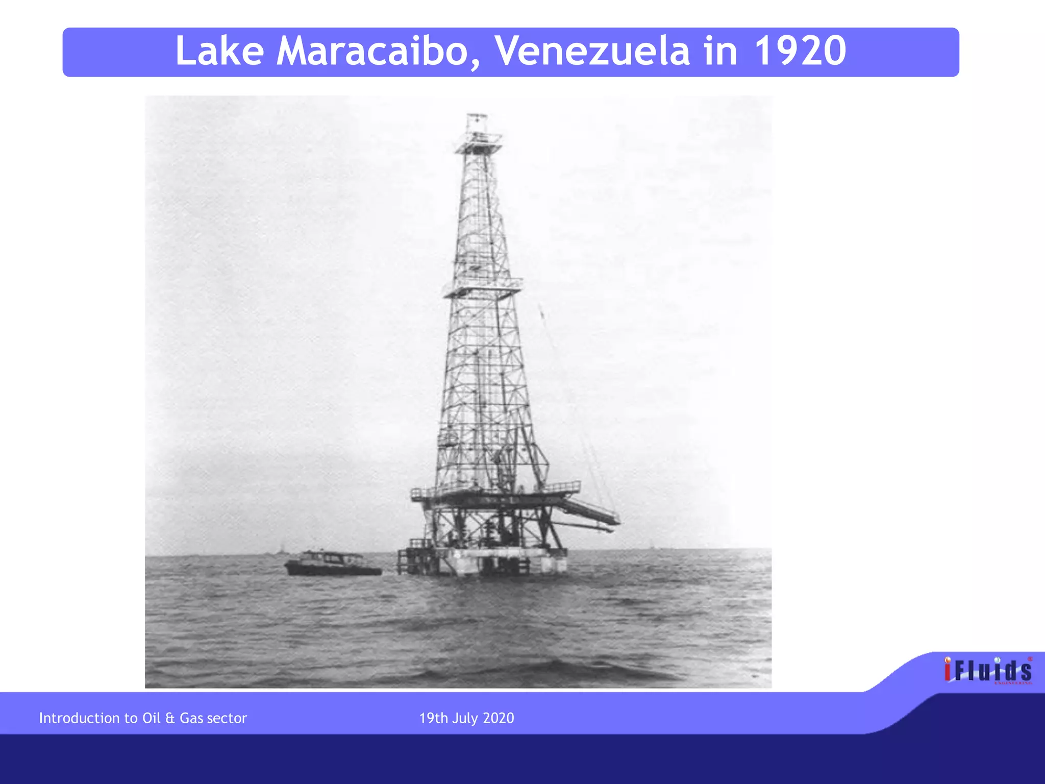 Lake Maracaibo, Venezuela in 1920
Introduction to Oil & Gas sector 19th July 2020
 