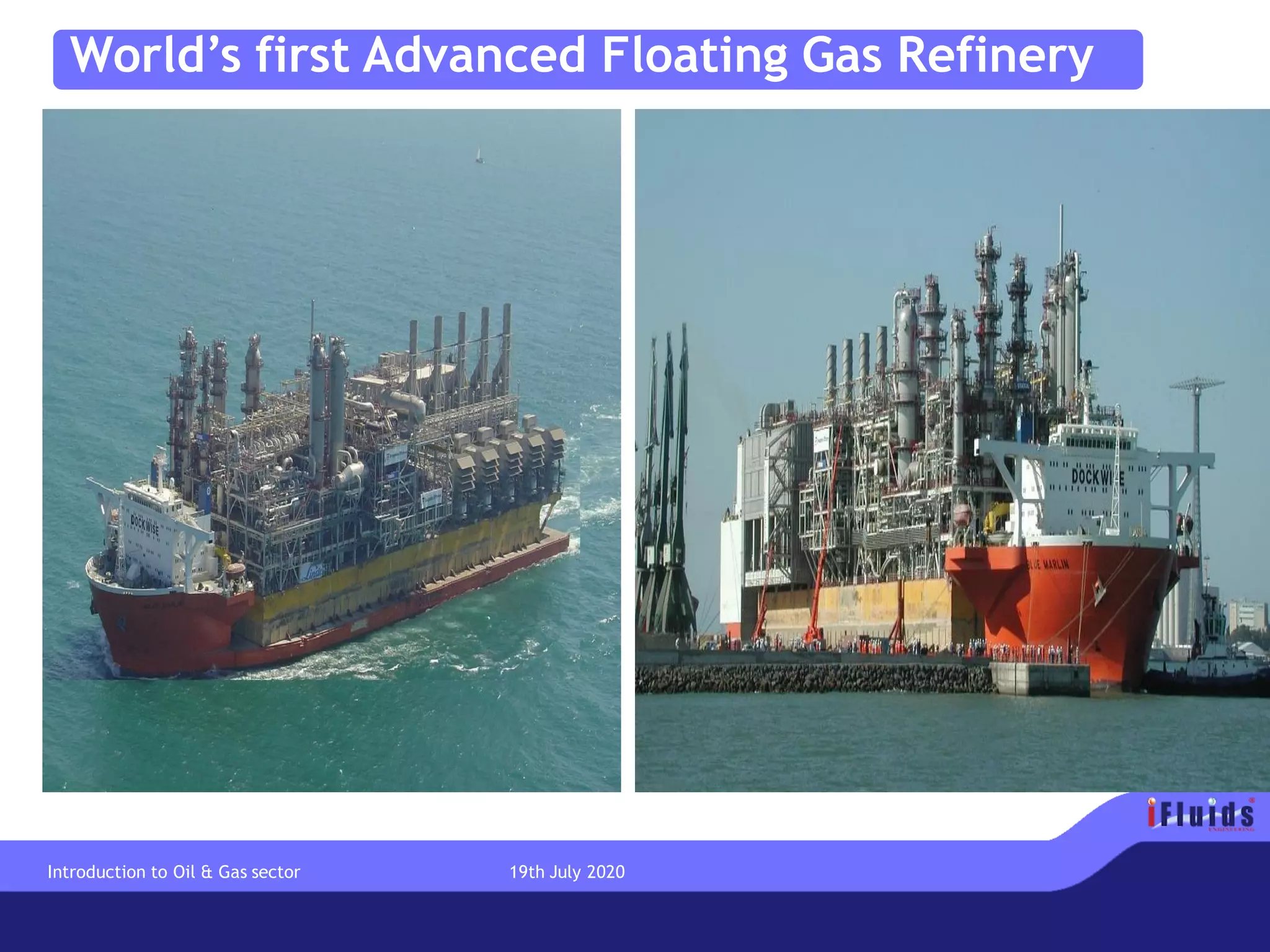 Introduction to Oil & Gas sector 19th July 2020
World’s first Advanced Floating Gas Refinery
 