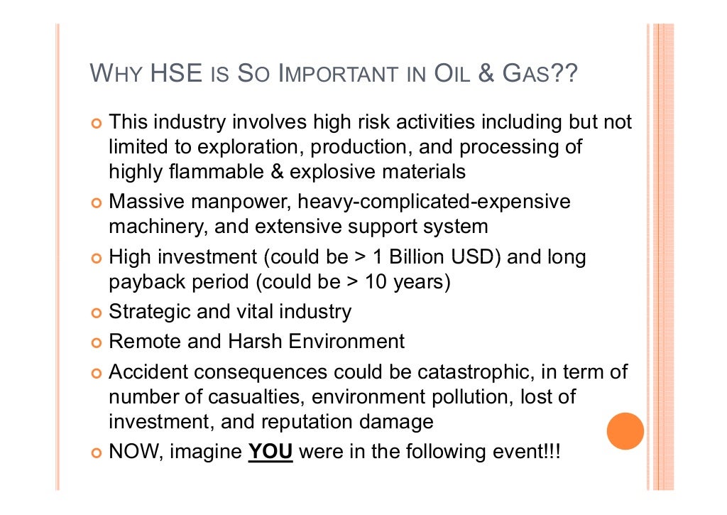 Introduction to oil & gas health safety environment