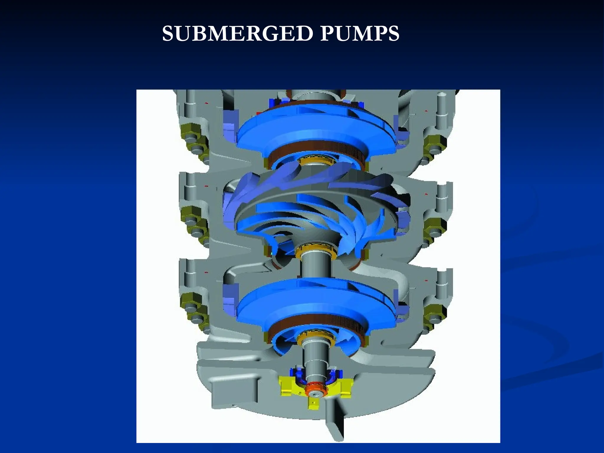 SUBMERGED PUMPS
 