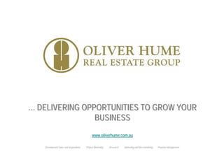 Introduction To Oliver Hume Real Estate Group