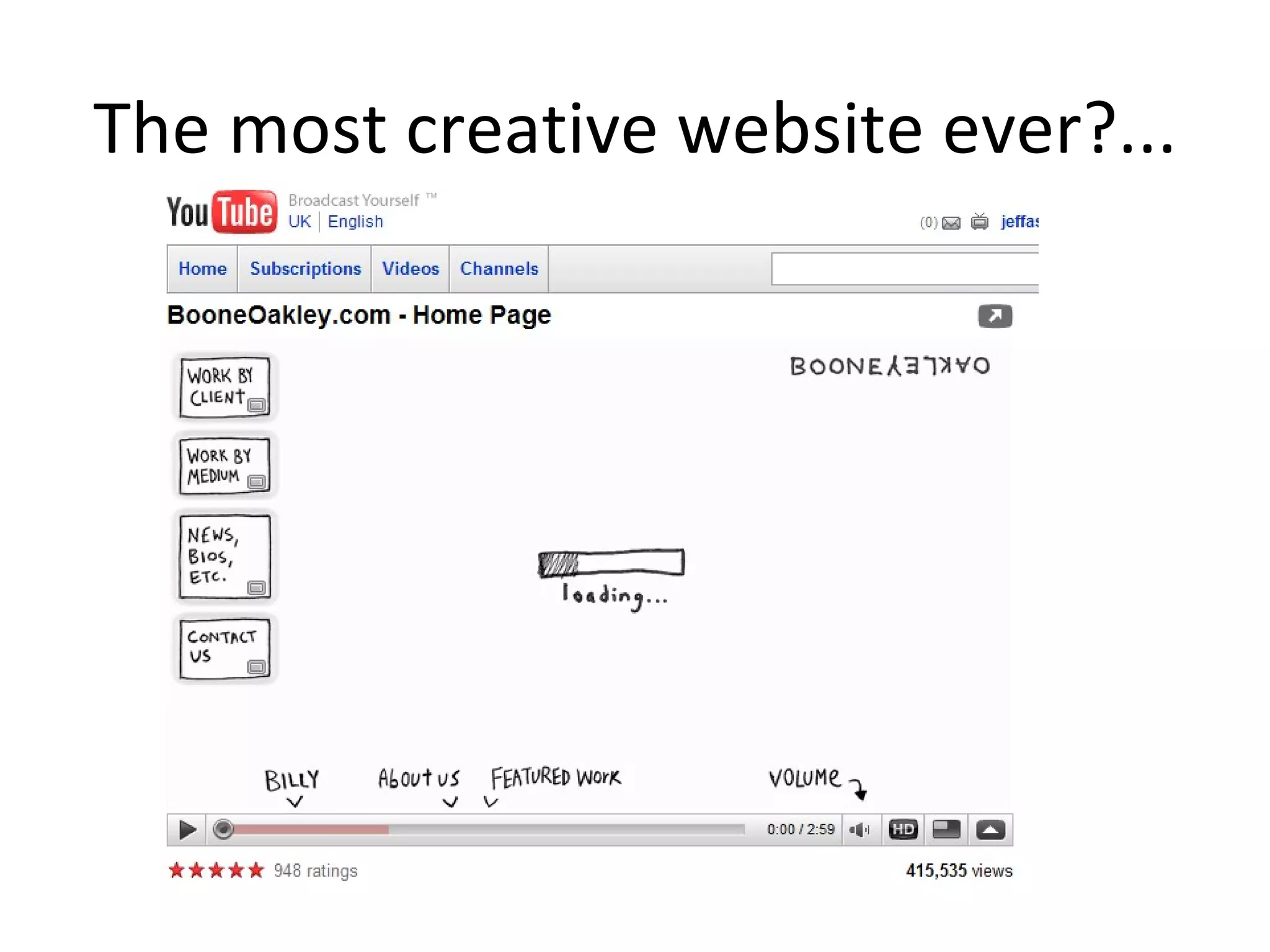 The most creative website ever?... 