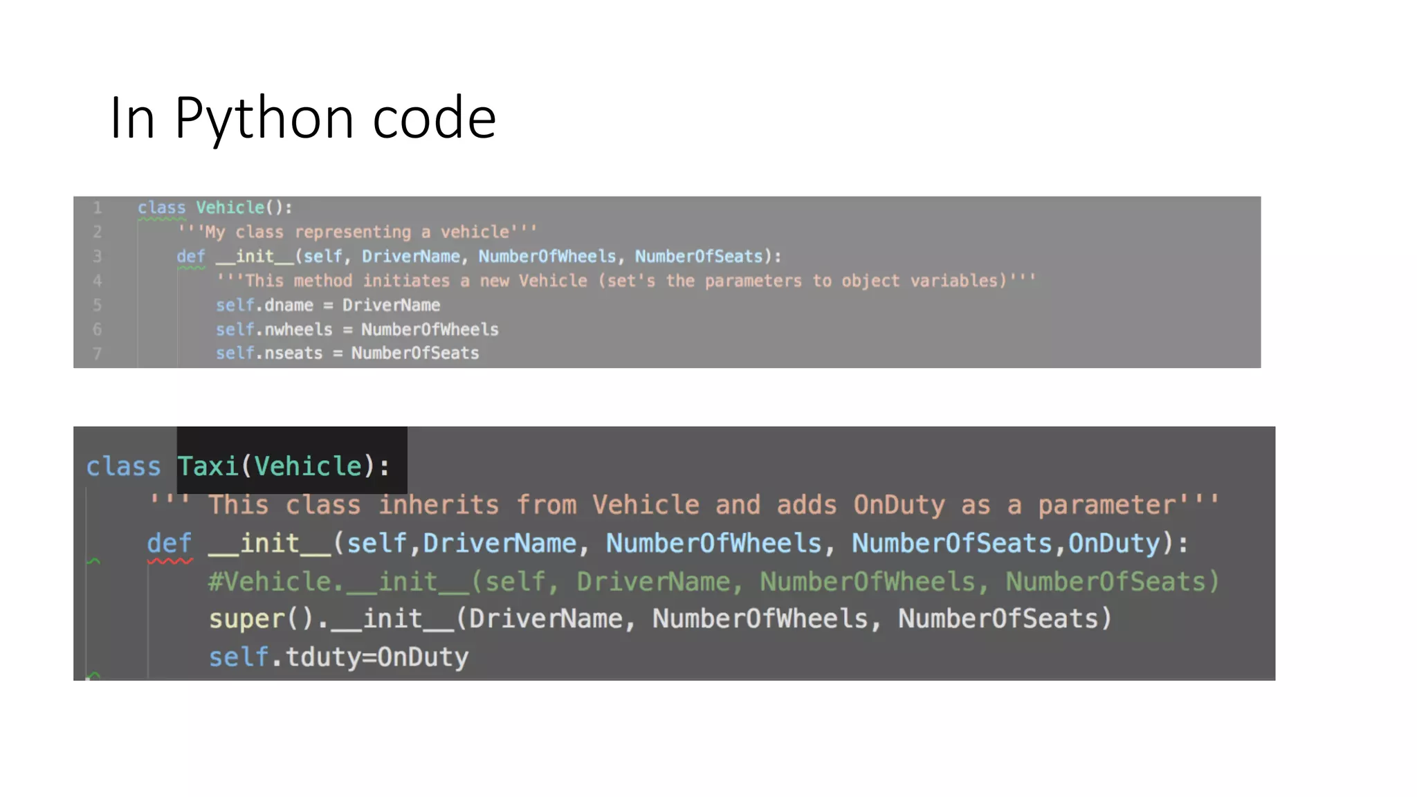 In	Python	code
 