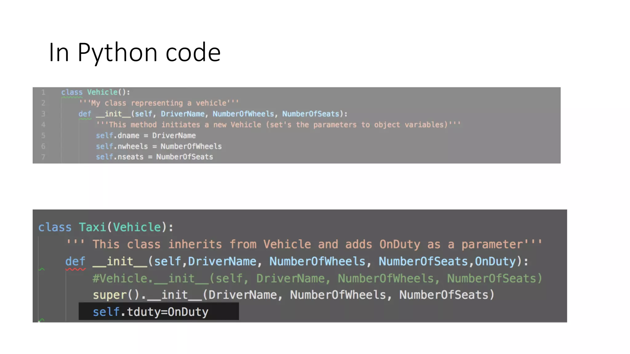 In	Python	code
 