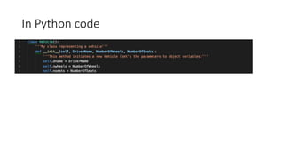 In	Python	code
 