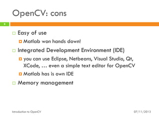 Introduction to OpenCV (with Java) | PDF