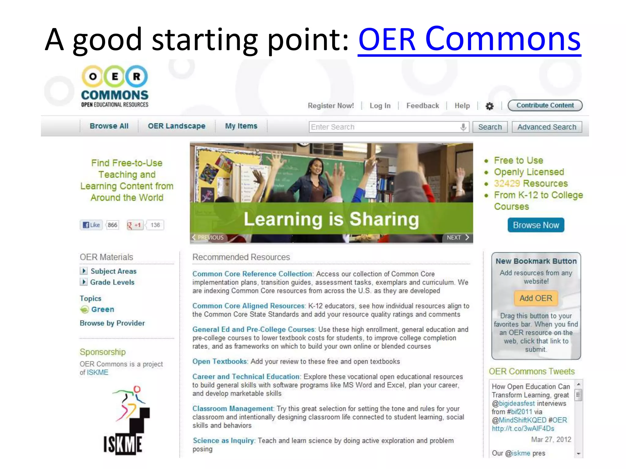 A good starting point: OER Commons
 