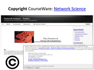Copyright CourseWare: Network Science
 