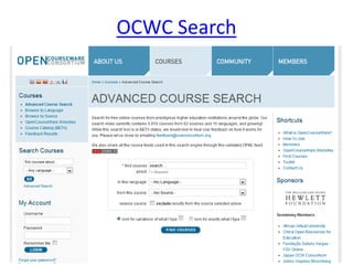 OCWC Search
 