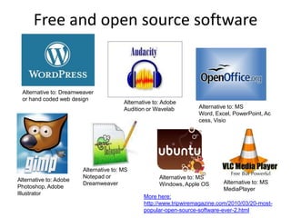 Open textbooks: Connexions
 